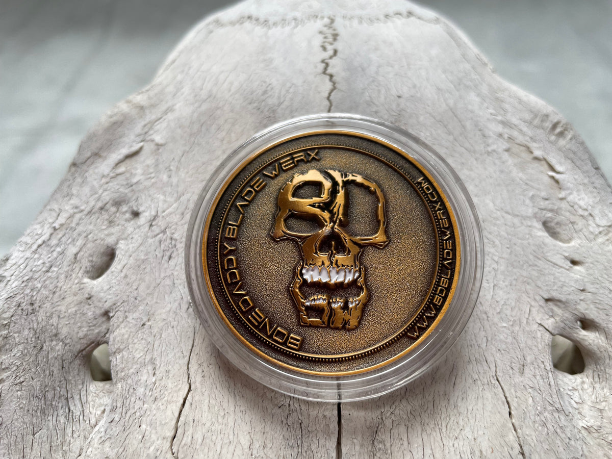 BDBW Challenge Coin | Collectible Token – Bone Daddy Blade WerX