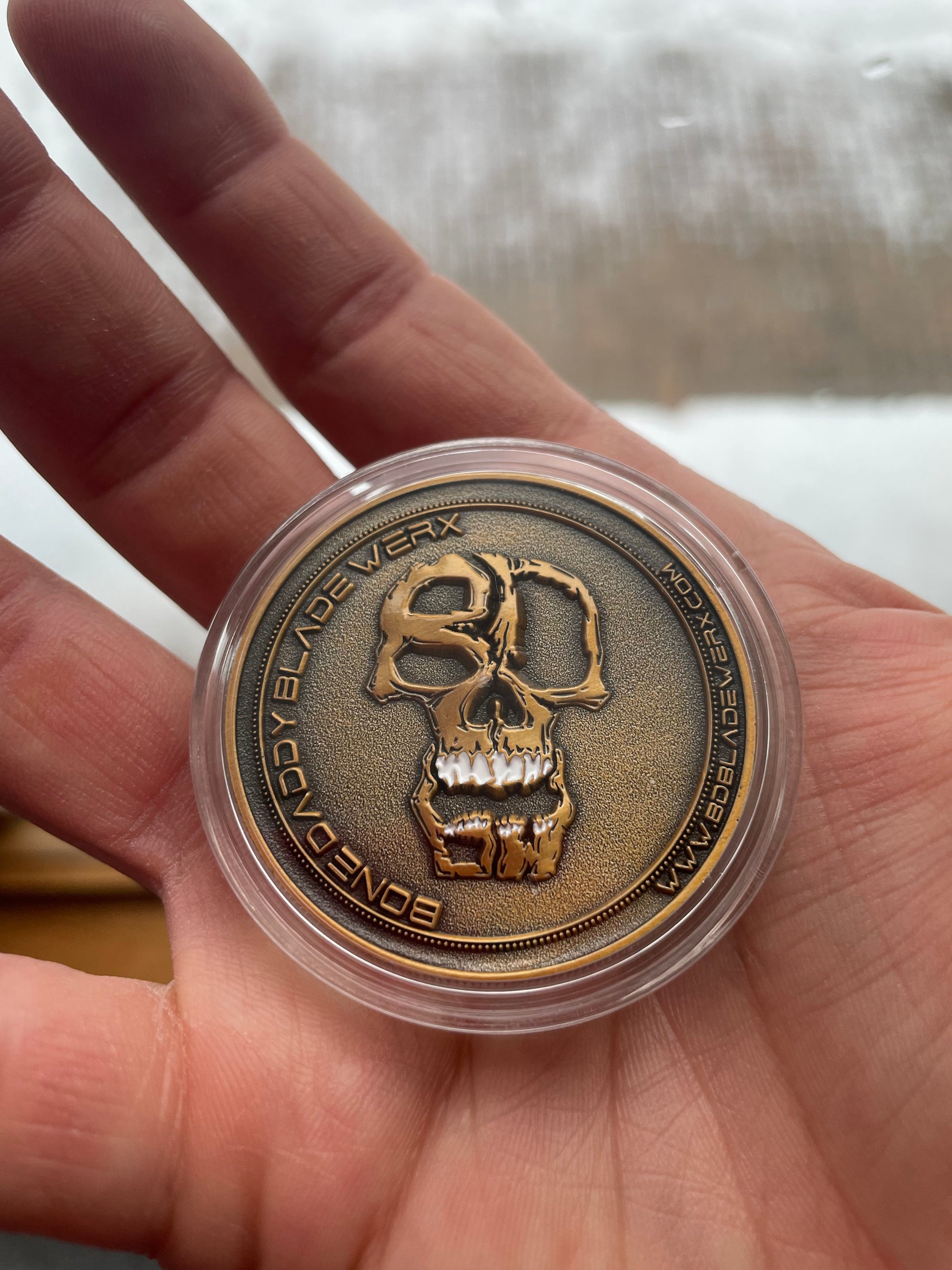 BDBW Challenge Coin Collectible Token Bone Daddy Blade WerX